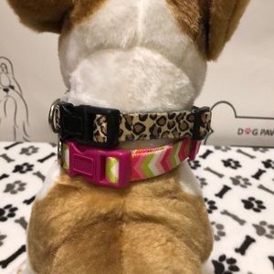 Set of two dog collars